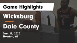 Wicksburg  vs Dale County  Game Highlights - Jan. 18, 2020