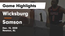 Wicksburg  vs Samson Game Highlights - Dec. 15, 2020
