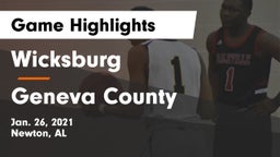 Wicksburg  vs Geneva County  Game Highlights - Jan. 26, 2021