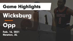Wicksburg  vs Opp  Game Highlights - Feb. 16, 2021