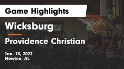 Wicksburg  vs Providence Christian  Game Highlights - Jan. 18, 2022