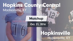 Matchup: Hopkins County Centr vs. Hopkinsville  2016