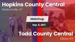 Matchup: Hopkins County Centr vs. Todd County Central  2017