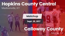 Matchup: Hopkins County Centr vs. Calloway County  2017