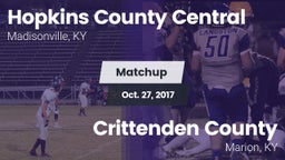 Matchup: Hopkins County Centr vs. Crittenden County  2017