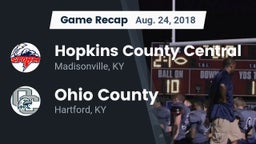 Recap: Hopkins County Central  vs. Ohio County  2018