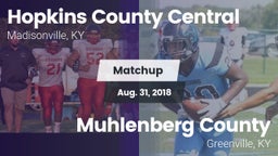 Matchup: Hopkins County Centr vs. Muhlenberg County  2018