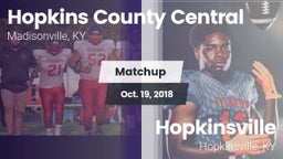 Matchup: Hopkins County Centr vs. Hopkinsville  2018
