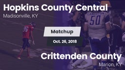 Matchup: Hopkins County Centr vs. Crittenden County  2018