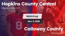 Matchup: Hopkins County Centr vs. Calloway County  2020