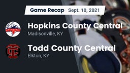 Recap: Hopkins County Central  vs. Todd County Central  2021