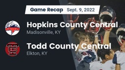 Recap: Hopkins County Central  vs. Todd County Central  2022