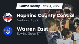 Recap: Hopkins County Central  vs. Warren East  2022