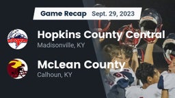 Recap: Hopkins County Central  vs. McLean County  2023