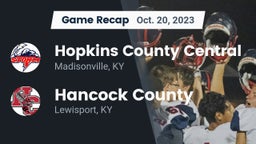 Recap: Hopkins County Central  vs. Hancock County  2023