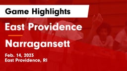 East Providence  vs Narragansett  Game Highlights - Feb. 14, 2023