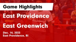 East Providence  vs East Greenwich  Game Highlights - Dec. 14, 2023