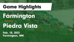 Farmington  vs Piedra Vista  Game Highlights - Feb. 18, 2023