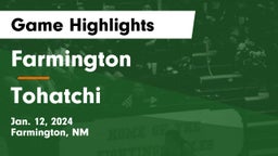 Farmington  vs Tohatchi   Game Highlights - Jan. 12, 2024