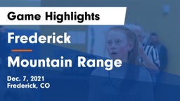 Frederick  vs Mountain Range  Game Highlights - Dec. 7, 2021