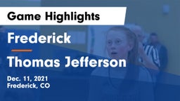 Frederick  vs Thomas Jefferson  Game Highlights - Dec. 11, 2021