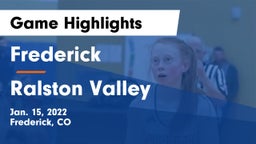 Frederick  vs Ralston Valley  Game Highlights - Jan. 15, 2022
