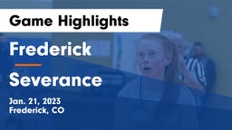 Frederick  vs Severance  Game Highlights - Jan. 21, 2023