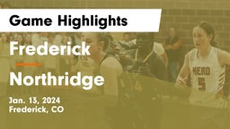 Frederick  vs Northridge  Game Highlights - Jan. 13, 2024