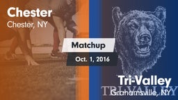 Matchup: Chester vs. Tri-Valley  2016