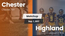 Matchup: Chester vs. Highland  2017
