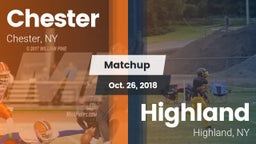 Matchup: Chester vs. Highland  2018