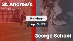 Matchup: St. Andrew's vs. George School 2017