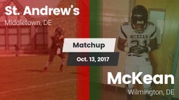 Matchup: St. Andrew's vs. McKean  2017