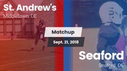 Matchup: St. Andrew's vs. Seaford  2018