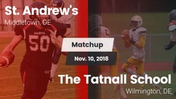 Matchup: St. Andrew's vs. The Tatnall School 2018
