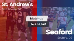 Matchup: St. Andrew's vs. Seaford  2019