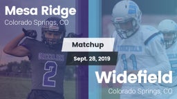 Matchup: Mesa Ridge vs. Widefield  2019