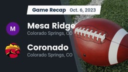 Recap: Mesa Ridge  vs. Coronado  2023