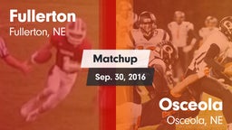 Matchup: Fullerton vs. Osceola  2016