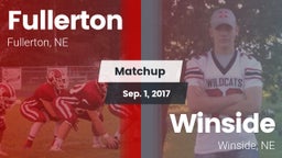 Matchup: Fullerton vs. Winside  2017