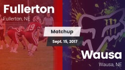 Matchup: Fullerton vs. Wausa  2017