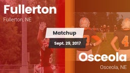 Matchup: Fullerton vs. Osceola  2017