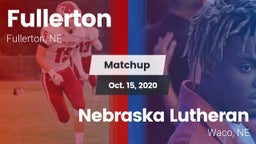Matchup: Fullerton vs. Nebraska Lutheran  2020