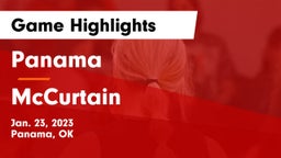 Panama  vs McCurtain   Game Highlights - Jan. 23, 2023