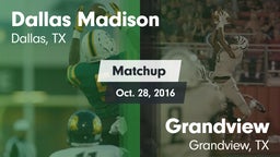 Matchup: Madison vs. Grandview  2016