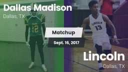 Matchup: Madison vs. Lincoln  2017
