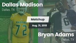 Matchup: Madison vs. Bryan Adams  2018