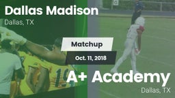 Matchup: Madison vs. A Academy 2018