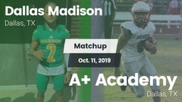 Matchup: Madison vs. A Academy 2019