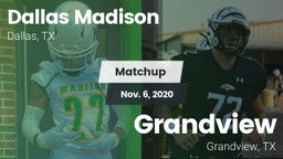 Matchup: Madison vs. Grandview  2020